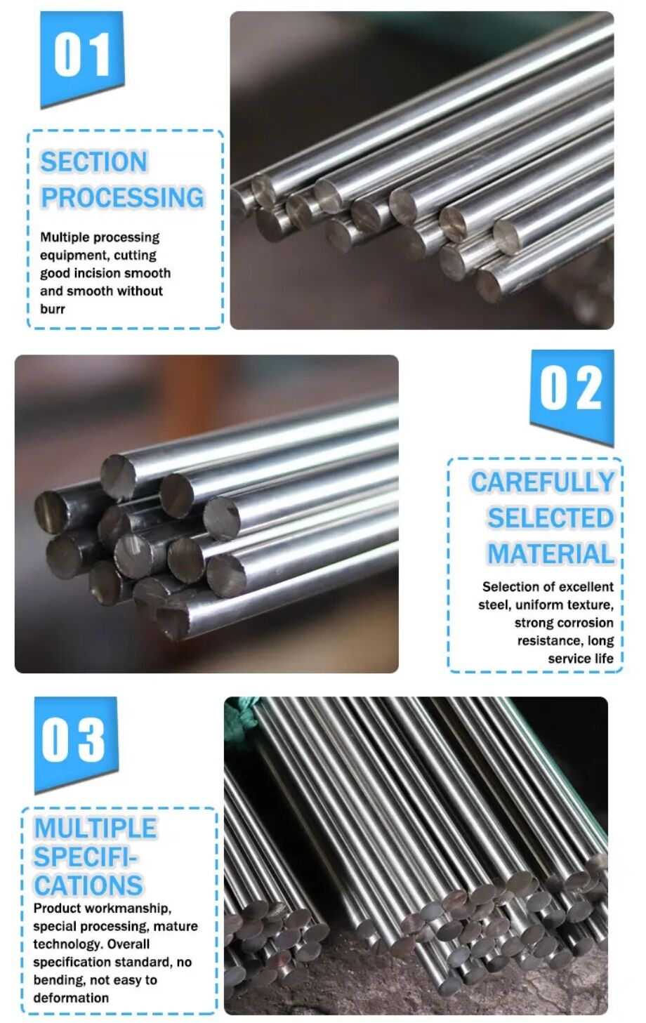 Stainless steel Bar