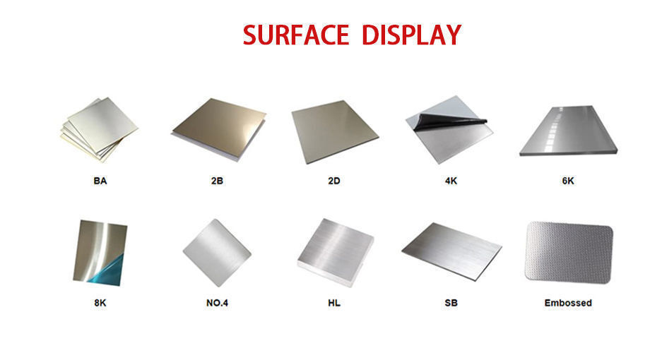 surface of stainless steel